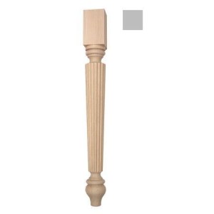 FEDERAL F990047- Holzbein für Tisch, Konsole H 740mm