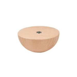 Holzbein mit Muffe 120 x H 60 mm